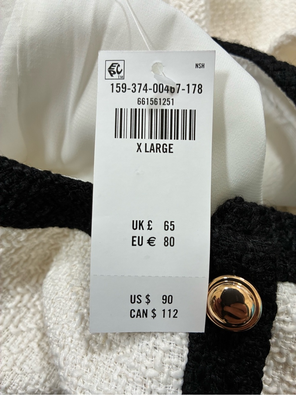 Abercrombie & Fitch Mara Tweed Mini Dress Size XL - Picture 9 of 11